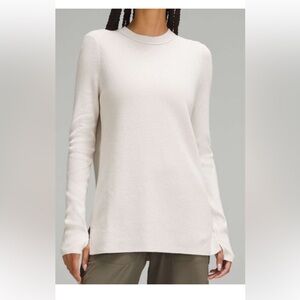 Lululemon take it all in cotton blend sweater